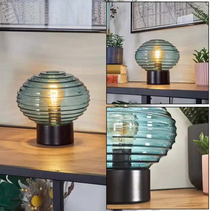 Gualtar Tafellamp Zwart, 1-licht Superprijs