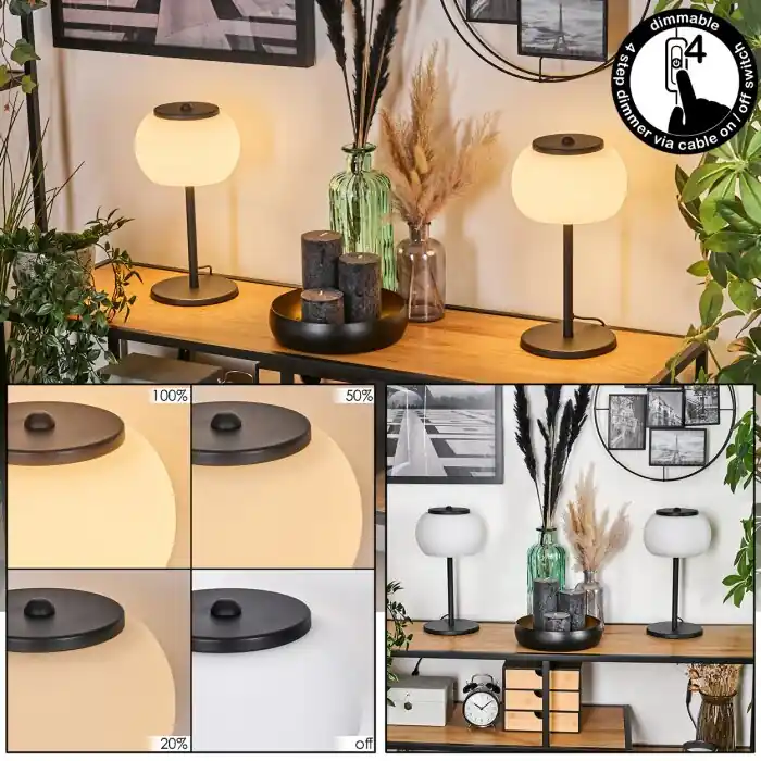 Izenave Tafellamp, Leeslamp Zwart, 1-licht Betrouwbaar