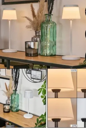 Algeraz Buiten tafellamp, Tafellamp LED Wit, 1-licht Meest Verkocht