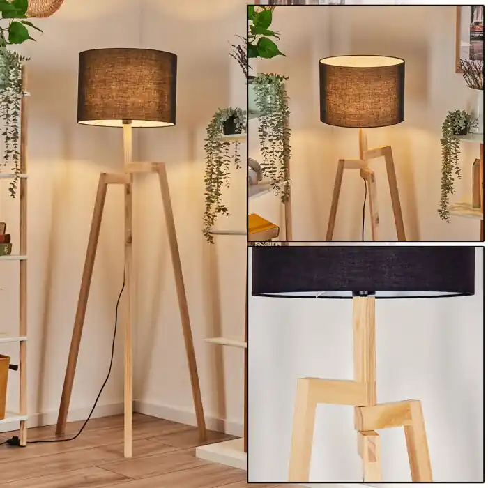 Shop Nu Bassagoda Staande lamp Natuurlijke kleuren, 1-licht