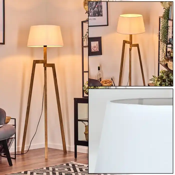 Bassagoda Staande lamp Natuurlijke kleuren, 1-licht Populair