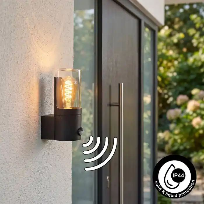Morbak Wandlamp voor buiten Zwart, 1-licht Exclusieve Aanbieding