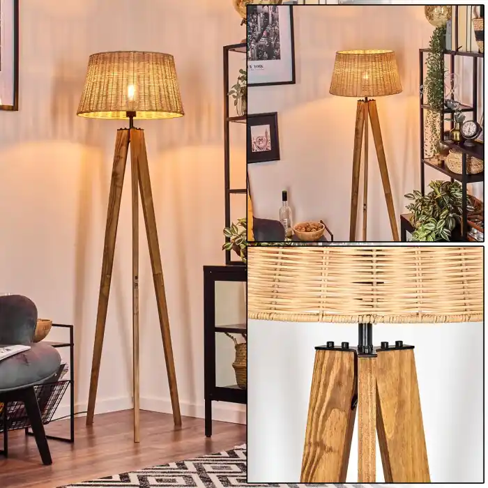 Cavaca Staande lamp Natuurlijke kleuren, Zwart, 1-licht Tijdelijk Beschikbaar