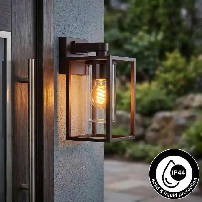 Lage Kosten Trancozelos Wandlamp voor buiten Roest, 1-licht