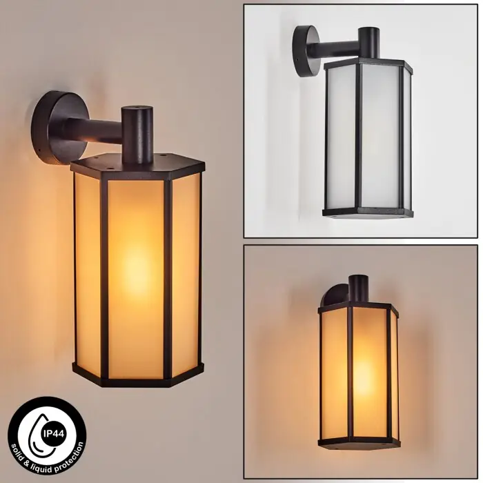 Fabrieksprijs Monfanim Wandlamp voor buiten Zwart, 1-licht