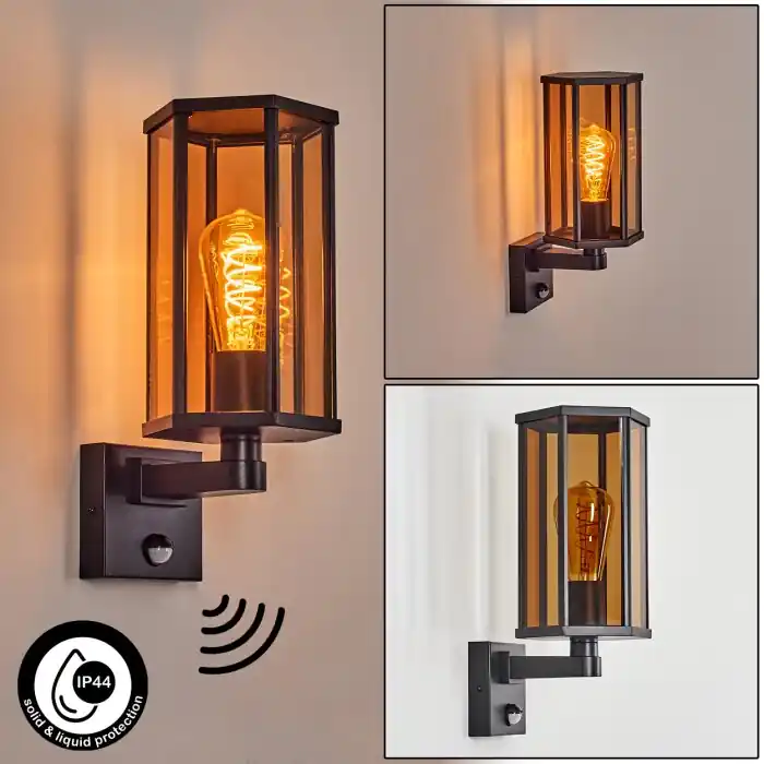 Uitverkoop Monfanim buitenwandlamp wandlantaarn met E27-fitting, 40 Watt voor buiten, modern