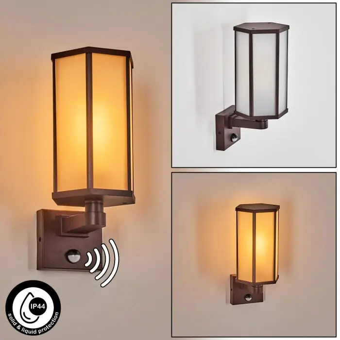 Monfanim Wandlamp voor buiten Roest, 1-licht Bestel Nu