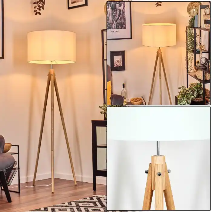 Merkproduct Flemming Staande lamp Natuurlijke kleuren, 1-licht