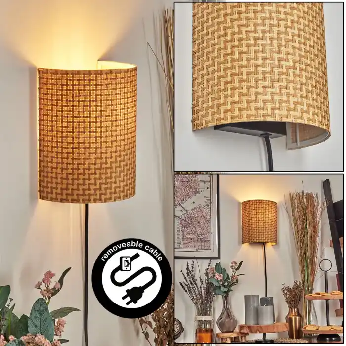 Viadores Licht omhoog & omlaag, Wandlamp Zwart, 1-licht Alleen Vandaag