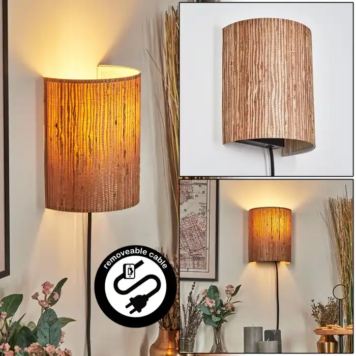 Viadores Licht omhoog & omlaag, Wandlamp Zwart, 1-licht Korting
