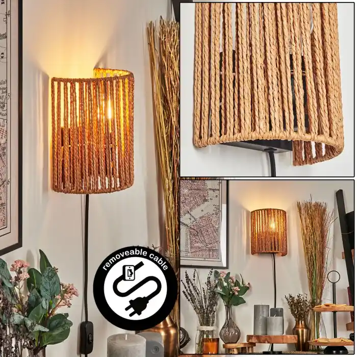 Veilige Betaling Colmeal Licht omhoog & omlaag, Wandlamp Zwart, 1-licht
