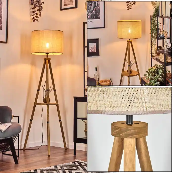 Gereduceerde Prijs Sabadim Staande lamp Natuurlijke kleuren, 1-licht