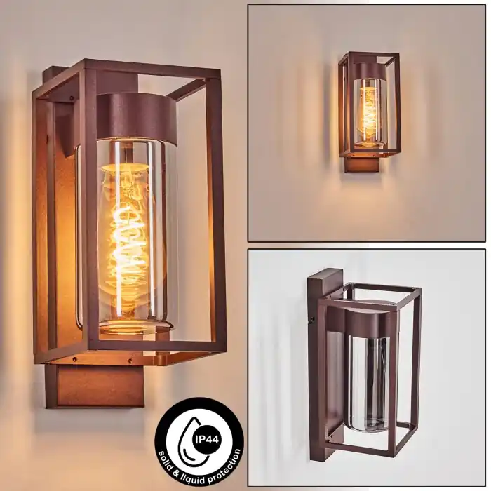 Gereduceerde Prijs Boucinho Wandlamp voor buiten Roest, 1-licht