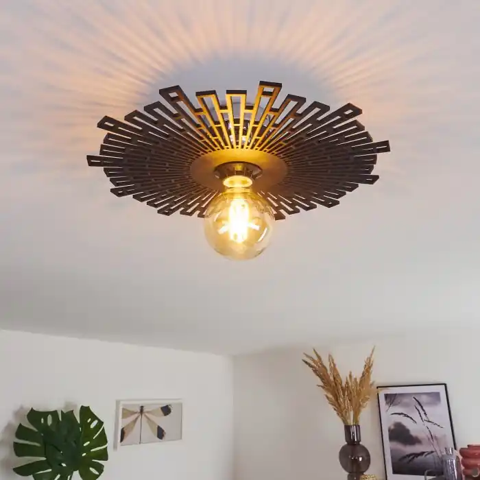 Yunquilla Plafondlamp Chroom, 1-licht Beperkte Voorraad