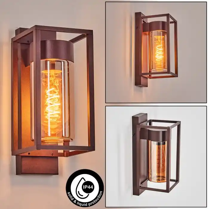 Boucinho Wandlamp voor buiten Roest, 1-licht Flitsaanbieding