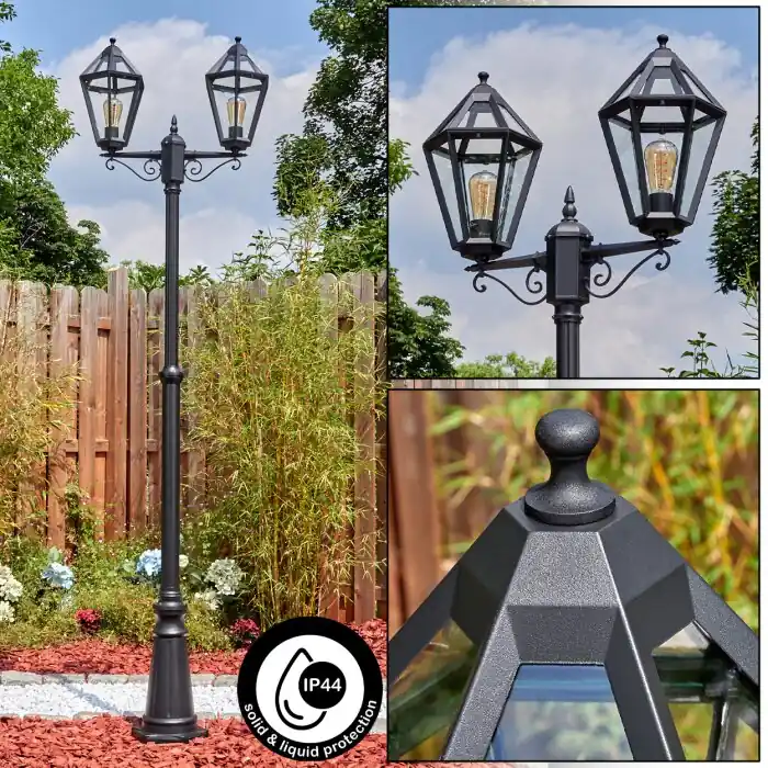 Hete Deal Falfosa Buitenlicht, Kandelaar, Pad licht Zwart, 2-lichts