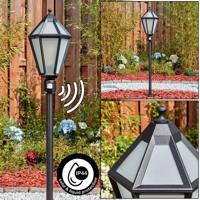 Koop Vandaag Falfosa Buitenlicht, Pad licht Zwart, 1-licht, Bewegingsmelder