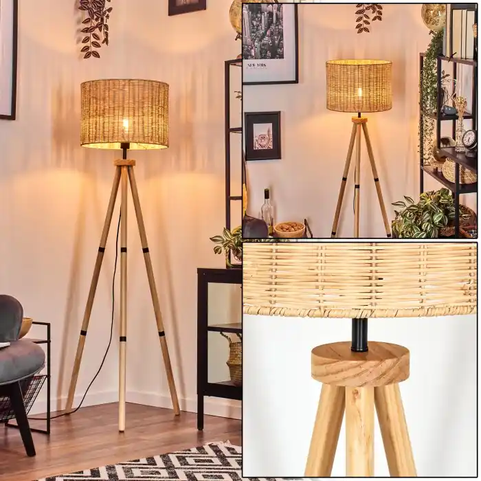 Direct Verzonden Cavaca Staande lamp Natuurlijke kleuren, 1-licht