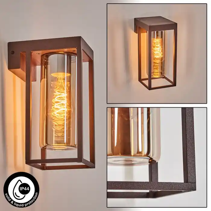 Lagarelhos Wandlamp voor buiten Roest, 1-licht Lage Kosten