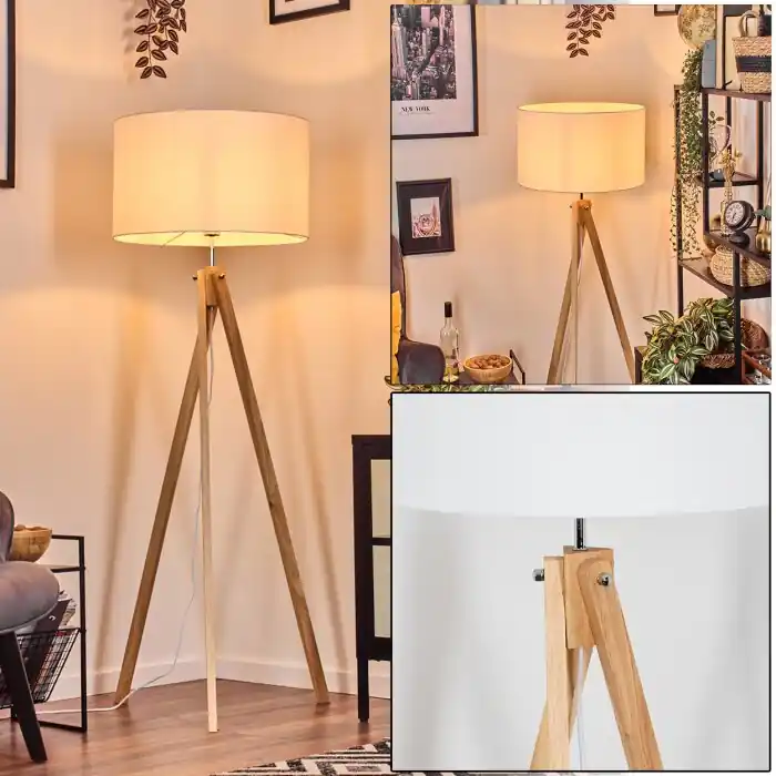 Flemming Staande lamp Natuurlijke kleuren, 1-licht Hoge Kwaliteit