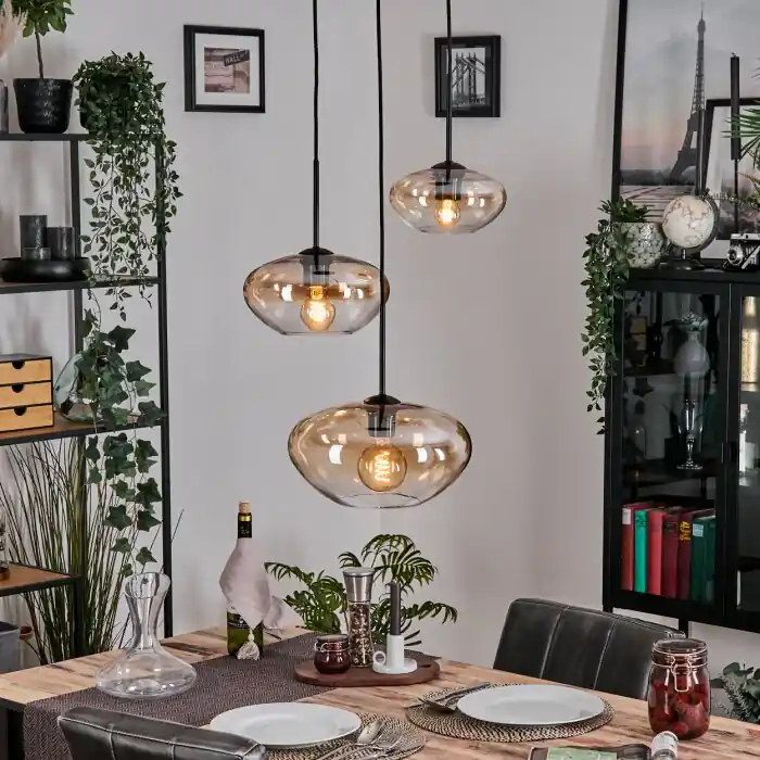 Mertola Hanglamp, Kogellampje Zwart, 3-lichts Bestseller