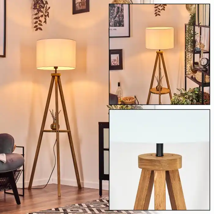 Shop Nu Bassagoda Staande lamp Natuurlijke kleuren, 1-licht