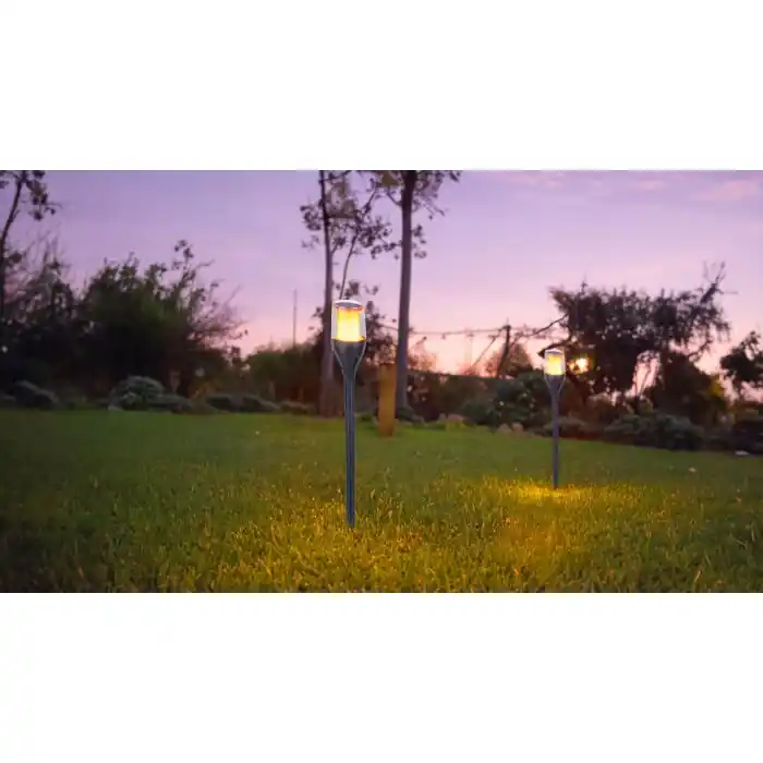 Globo SOLAR Zonne-licht, Pad licht LED Zwart, Transparant, Helder, 1-licht Must-Have