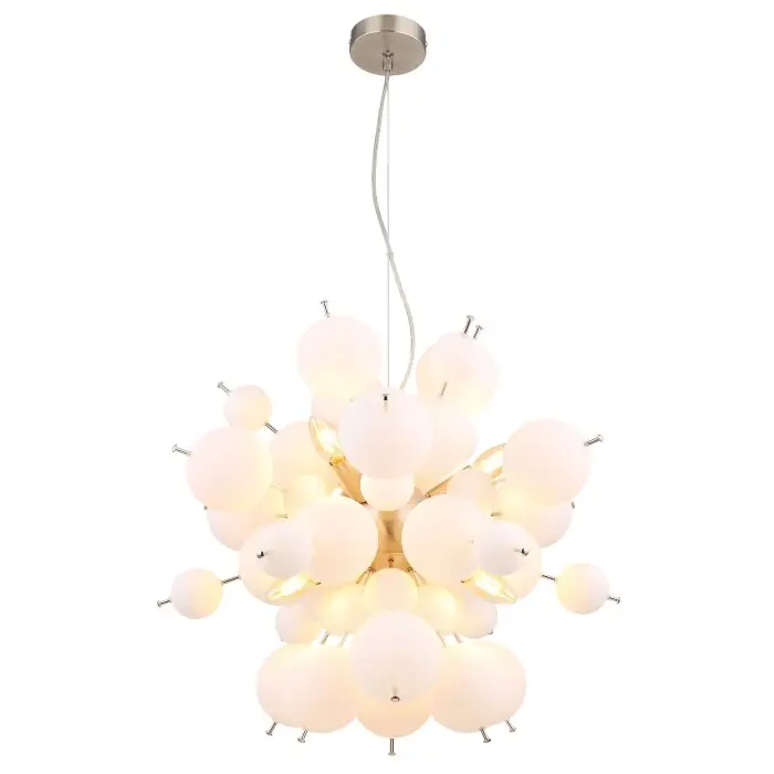 Globo Udo Hanglamp Nikkel mat, 6-lichts Nieuw