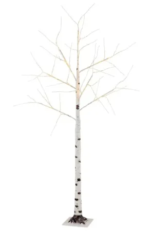 Globo Birch Buitenlicht LED Zwart, Wit, 105-lichts Koopje