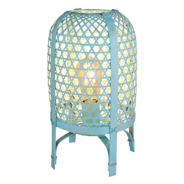 Laatste Kans Globo Cairo Tafellamp Blauw, 1-licht