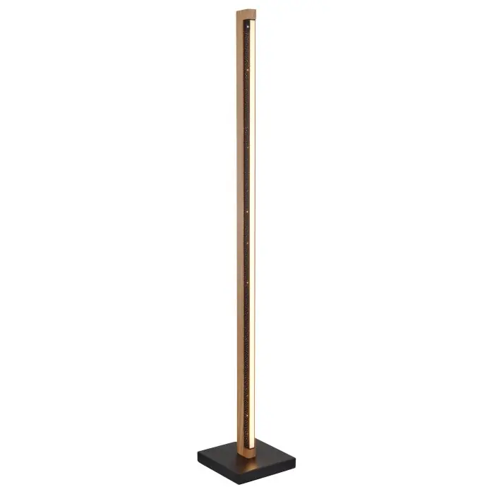 Speciale Aanbieding Globo Starla Staande lamp LED Donkerbruin, Zwart, 1-licht