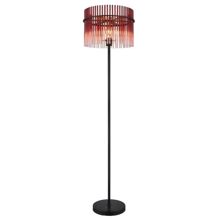 Globo Gorley Staande lamp Zwart, 1-licht Gratis Retour