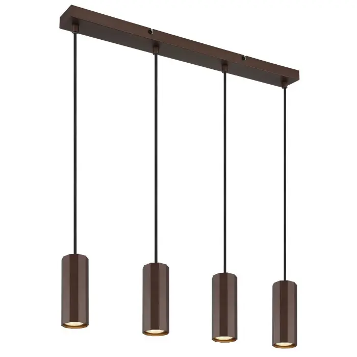 Rechtstreeks Van De Fabrikant Globo James Hanglamp Brons, 4-lichts