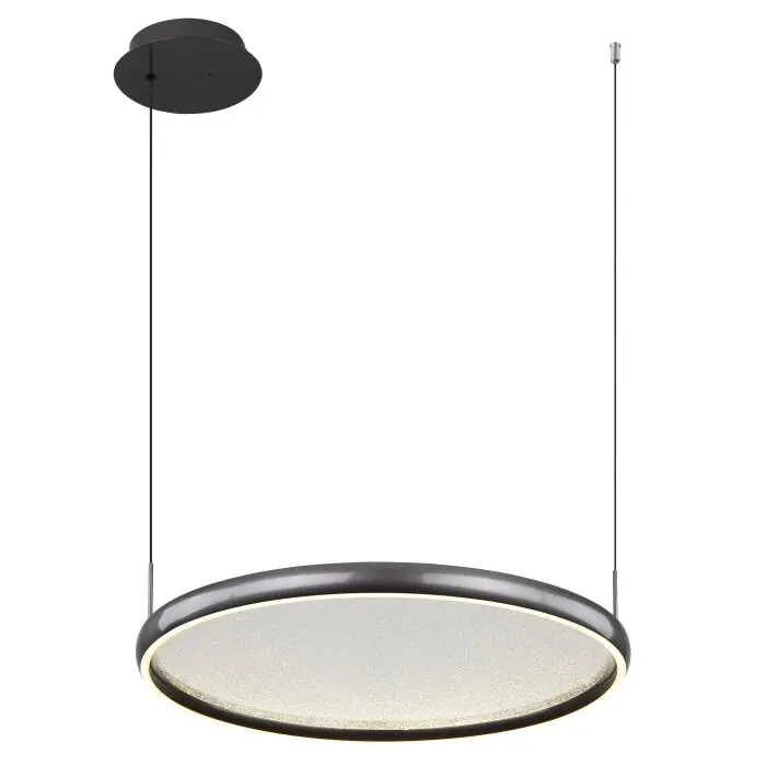 Betrouwbaar Globo Briggs Hanglamp LED Zwart, 1-licht, Afstandsbediening