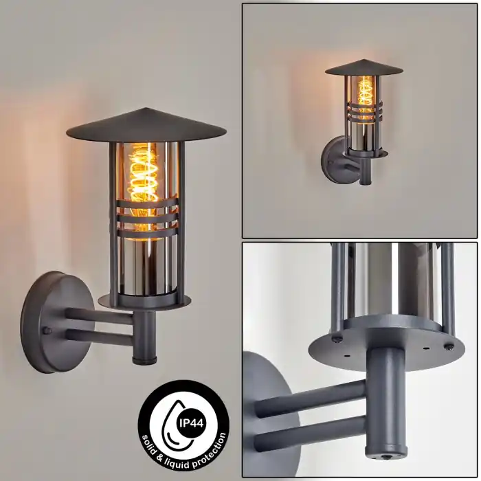 Seizoensaanbieding Forli Wandlamp voor buiten Antraciet, 1-licht