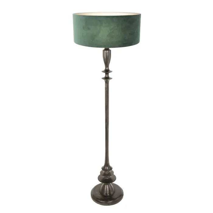 Direct Beschikbaar steenhouwer Bois Staande lamp Zwart, 1-licht