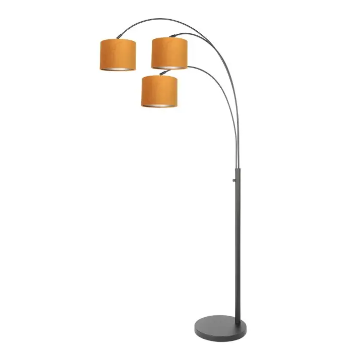 Lage Kosten steenhouwer Light Staande lamp Zwart, 3-lichts