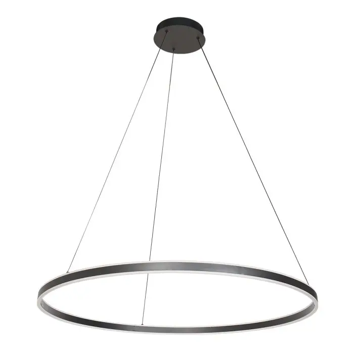 Gereduceerde Prijs steenhouwer Ringlux Hanglamp LED Zwart, 2-lichts