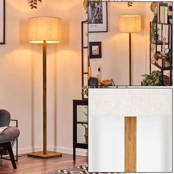 Bassagoda Staande lamp Natuurlijke kleuren, 1-licht Snelle Levering