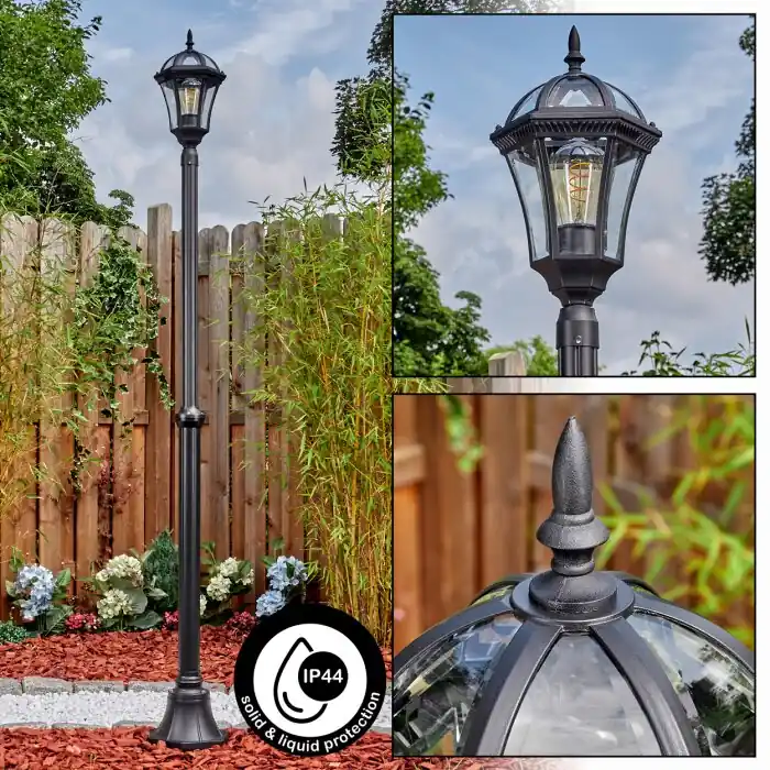 Speciale Aanbieding Lavajo Buitenlicht, Kandelaar, Pad licht Zwart, 1-licht