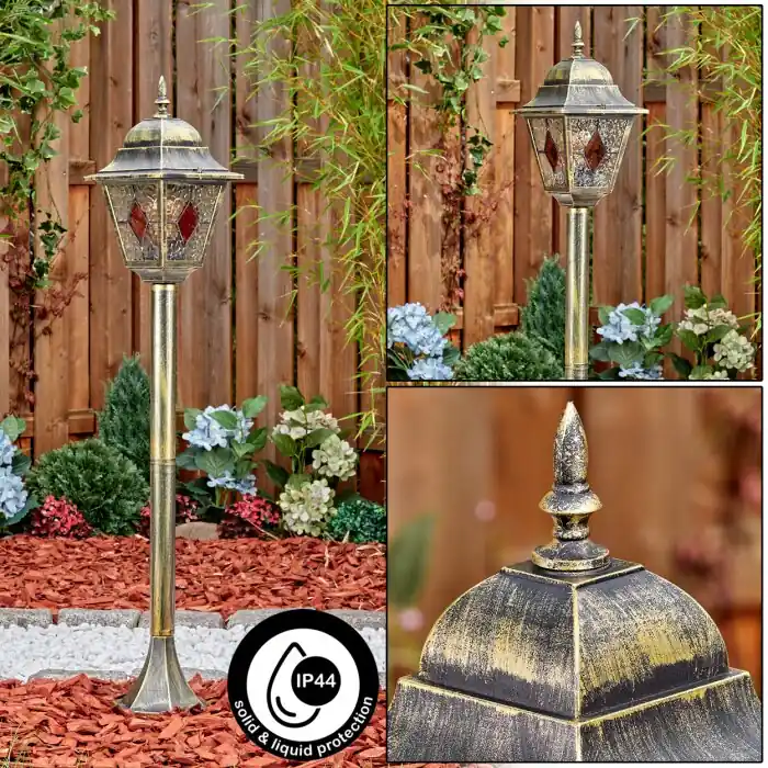 Beperkte Voorraad Chatelain Buitenlicht, Pad licht Goud, Zwart, 1-licht