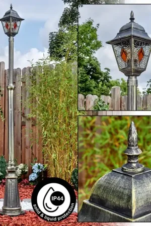 Actieprijs Chatelain Buitenlicht, Kandelaar, Pad licht Goud, Zwart, 1-licht