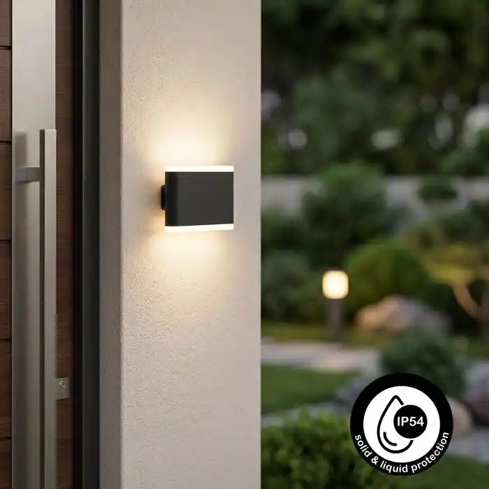 Must-Have Gamas Wandlamp voor buiten, Wandlamp Antraciet, 1-licht