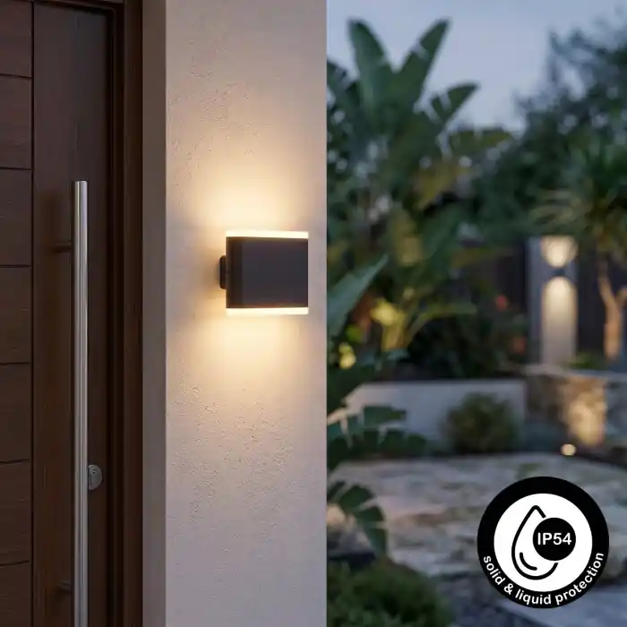 Gamas Wandlamp voor buiten, Wandlamp Bruin, Roest, 1-licht Bestel Nu