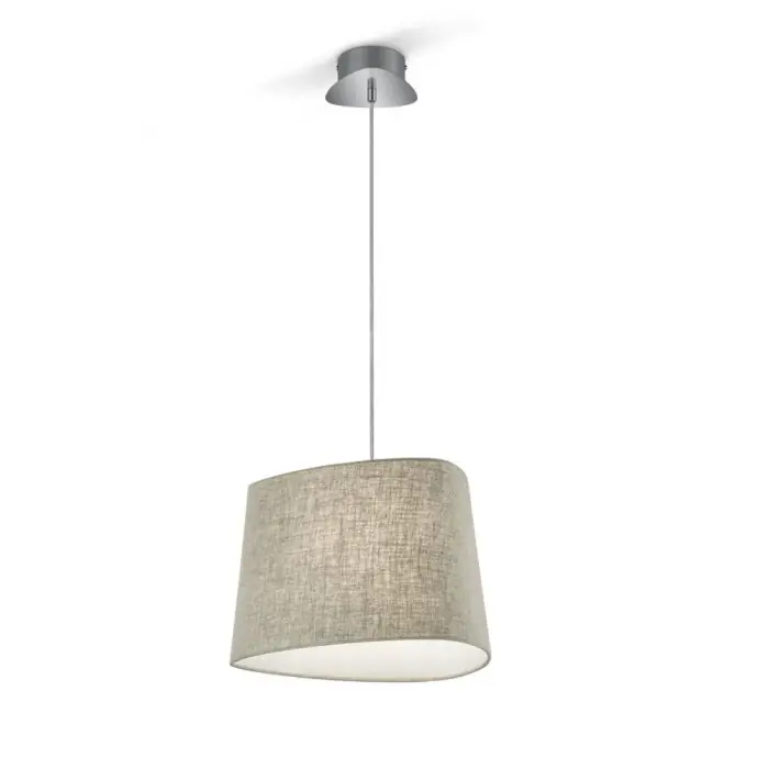 Trio verlichting CROSBY Hanglamp Bruin, 1-licht Fabrieksprijs