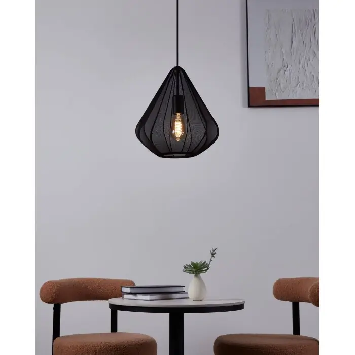 Eglo verlichting DOLWEN Hanglamp Zwart, 1-licht Uitverkoop