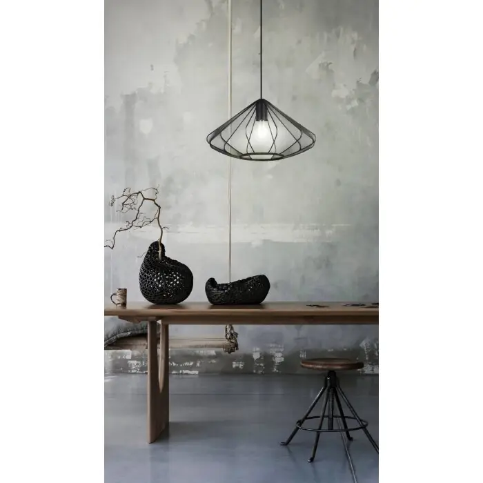 Eglo verlichting DOLWEN Hanglamp Zwart, 1-licht Superprijs