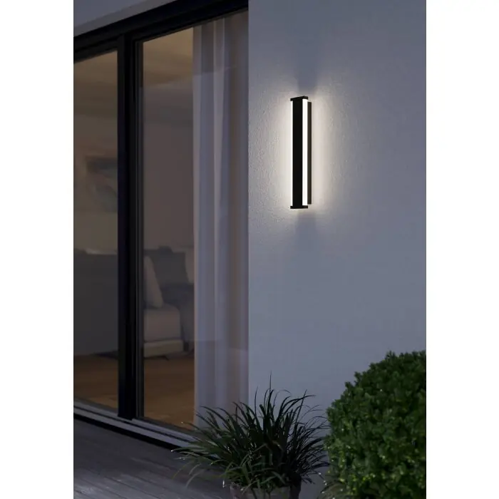 Eglo verlichting NEVIANO Wandlamp voor buiten LED Zwart, 2-lichts Seizoensaanbieding