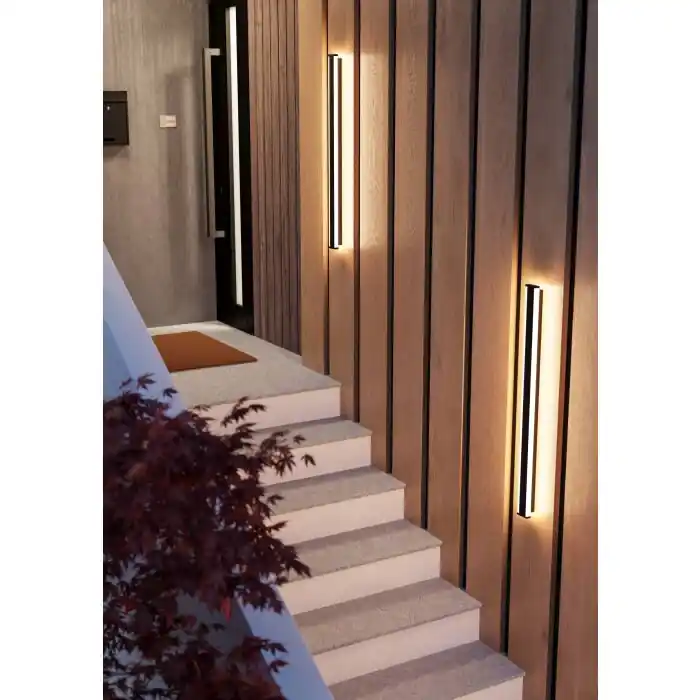 Eglo verlichting NEVIANO Wandlamp voor buiten LED Zwart, 2-lichts Shop Nu