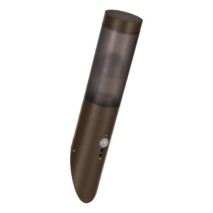 Eglo verlichting HELSINKI Wandlamp voor buiten Roest, 1-licht, Bewegingsmelder Express Levering
